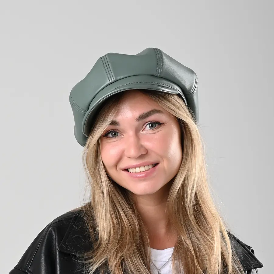 Восьмиклинка женская кожаная