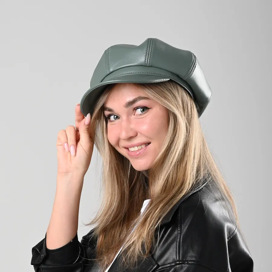 Восьмиклинка женская кожаная